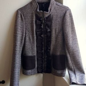 Jacket with Ruffle Detail